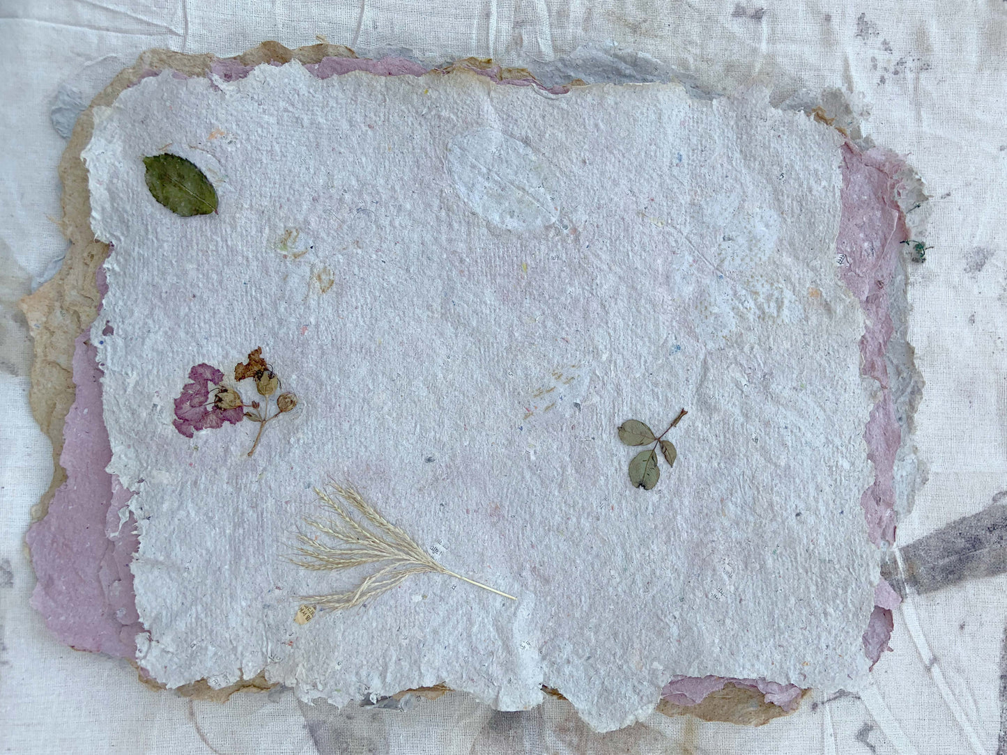 assorted handmade paper