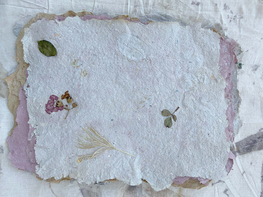 assorted handmade paper