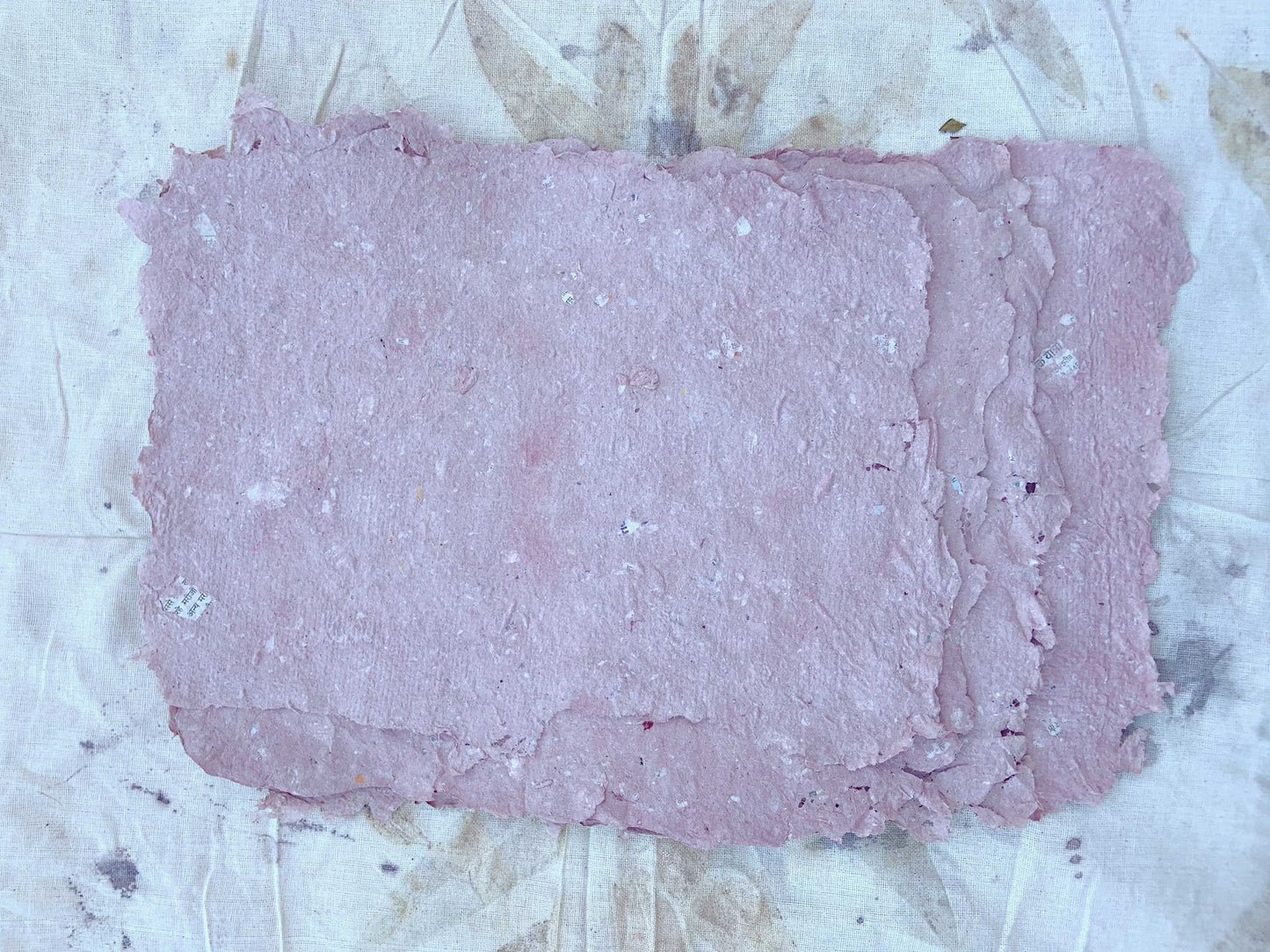assorted handmade paper